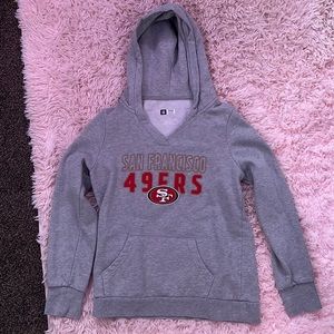 NFL 49ers hoodie, size medium, barely worn